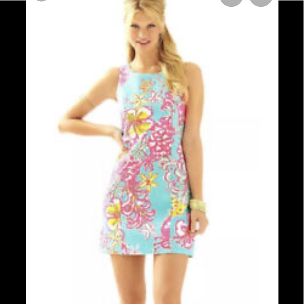 NWOT Lilly Pulitzer Cathy Shift Lolita Breakwater blue